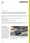 Encoders for Linear Motors in the Electronics Industry