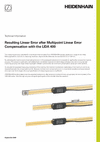 Linear Error Compensation with the LIDA 400