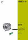 ECN 425 / EQN 437 - Absolute Rotary Encoders with Tapered Shaft and Expanding Ring Coupling for Safety-Related Applications